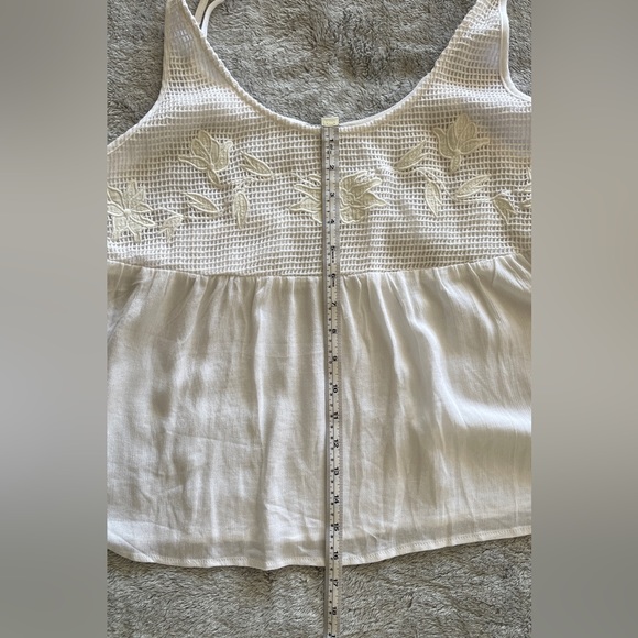 Cotton On White Crochet Halter Boho Beach Tank Top - M - Picture 4 of 8